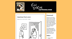 Desktop Screenshot of elisteincartoons.com