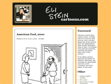 Tablet Screenshot of elisteincartoons.com